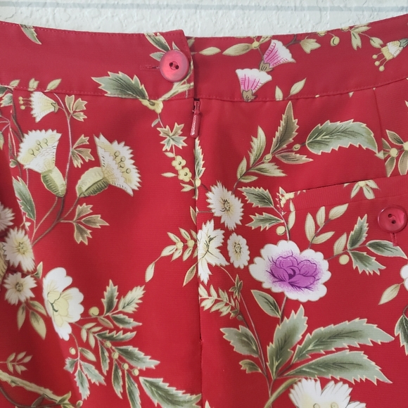 EP Pro Red Floral Golf Skort size 6 Chinoiserie - Picture 10 of 14